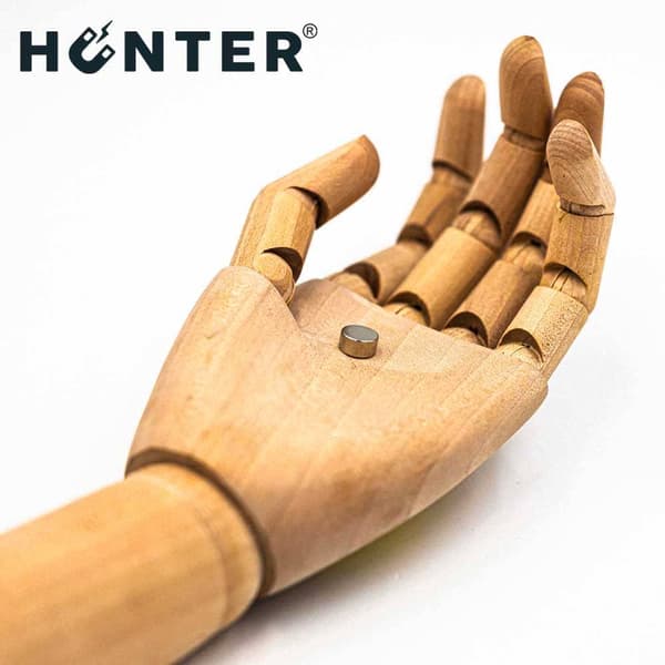 Hunter neodymmagneter cylindrisk 10x5 mm stærkt magnetisk par