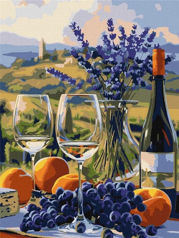 Målning efter siffror - Italiensk glädje 30x40cm
