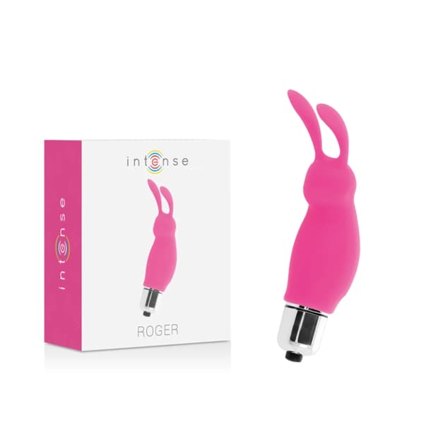 INTENSE Roger Rabbit - kompakt silikonstimulator, rosa 9 cm