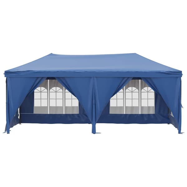 vidaXL foldbart festtelt med sider blå 3x6 m