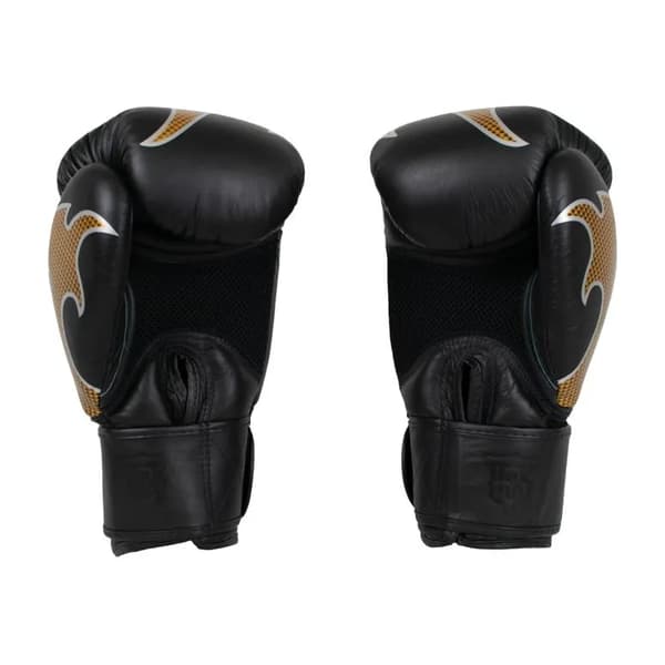 Top King Empower Air 12OZ Muay Thai Boksehandsker Sort/Guld