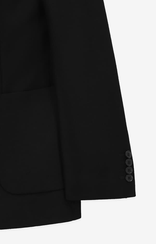 Slim fit jacka med återvunnen ull 98
