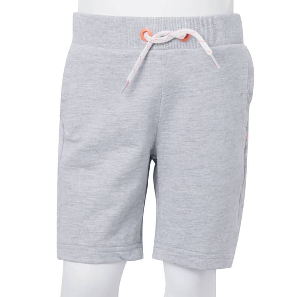 Børneshorts med snøre, grå, 140