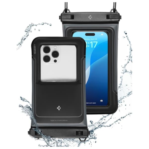 Spigen A611P Vattentätt Flytfodral Svart