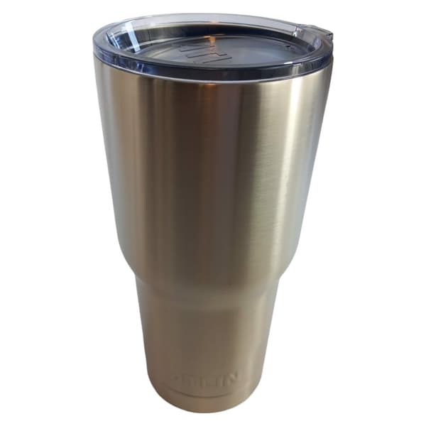 Termomugg med sugrör 850ml Silver