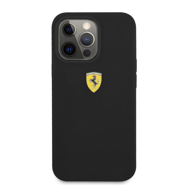 Ferrari Silikone MagSafe-etui til iPhone 13 Pro, Sort