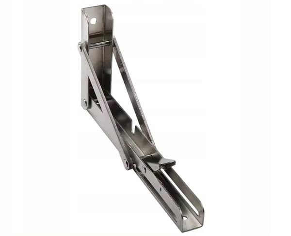 2x Sammenklappelig bordhylde - Robust - 450 mm sort TMY