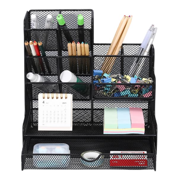 Kontorartikler Organizer Beholder Metal Sort