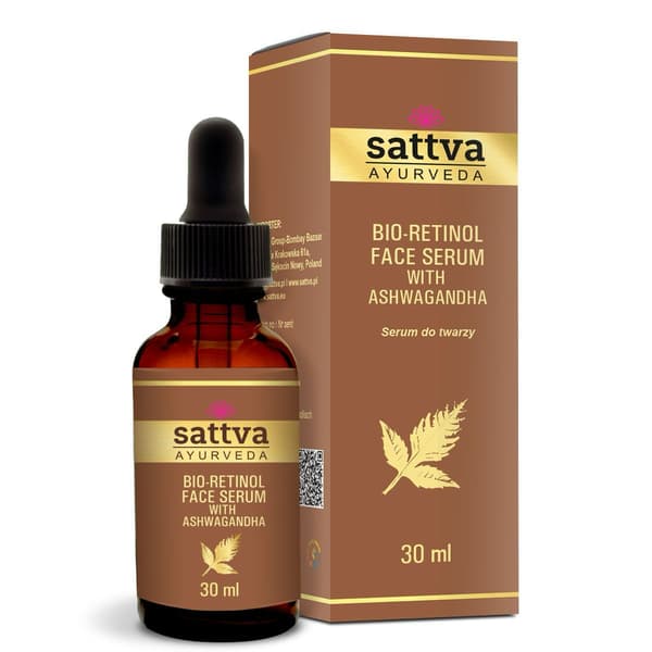 Sattva Bio Retinol -kasvoseerumi ashwagandhalla 30ml