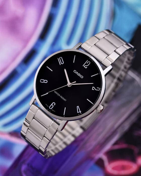 Herrklocka CASIO MTP-VT01D-1B2 (zd165i) + Låda