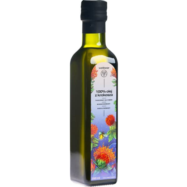 Wellbear - Koldpresset saflorolie - 250 ml
