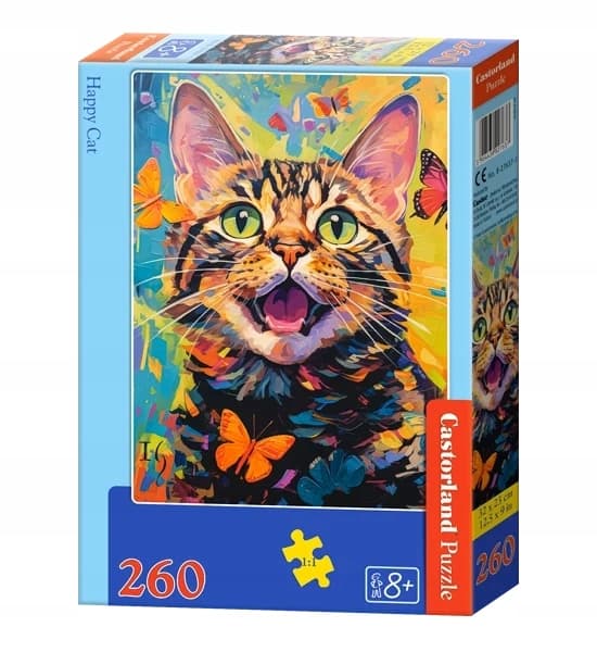 Pussel 260 bitar B-27637-1 Glad katt