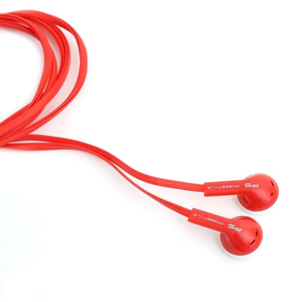 FREESTYLE IN-EAR HÖRLURAR + MIKROFON RÖDA [42077] TE