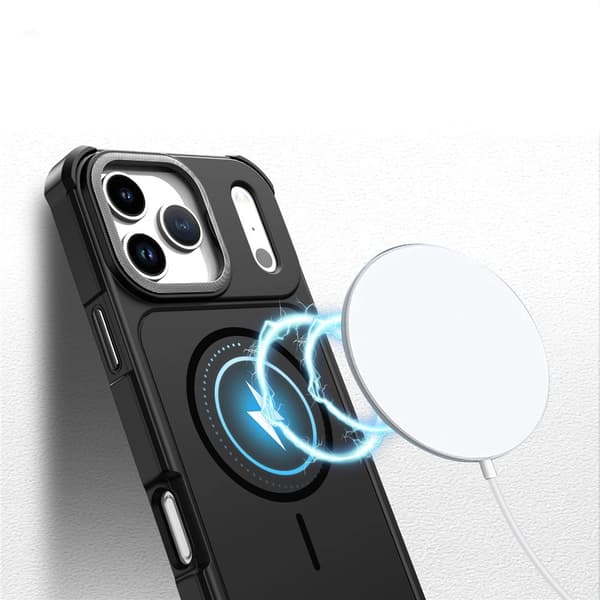 Stødsikkert cover til iPhone 17 Pro Max til MagSafe, sort