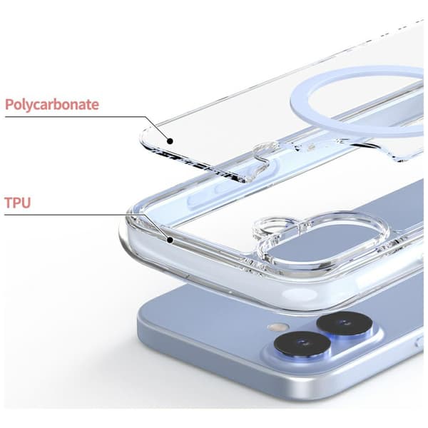 Araree Duple M Air MagSafe-etui til iPhone 17, blå
