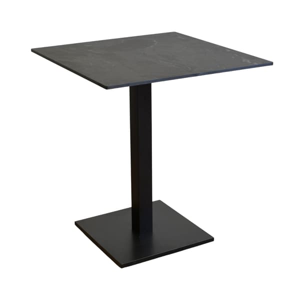Bord til altan og have vandtæt HPL 12mm 65x65cm sort