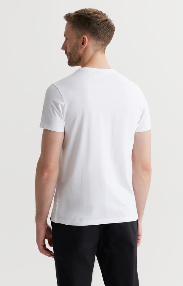 Ensfarvet t-shirt M