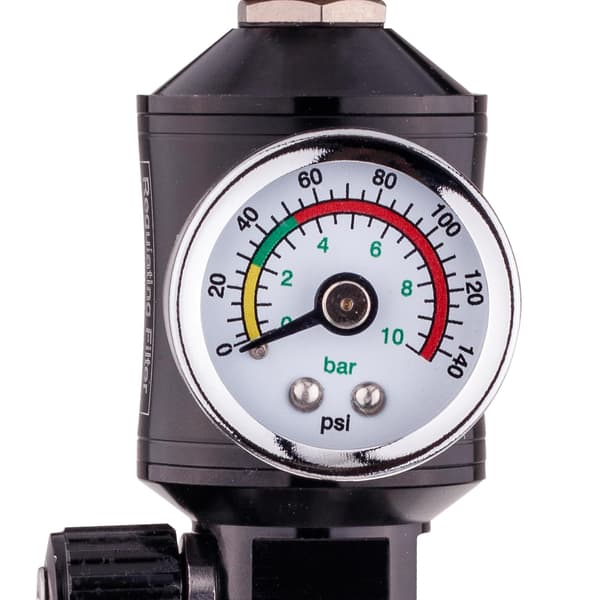 TRYKREDUCER MANOMETER VANDAFLÆNDING SPRØJTEPISTOL FILTER 1/4