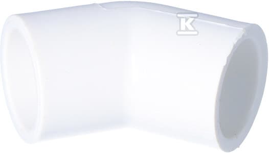 Albue 45ST KW/KW PVC 1/2