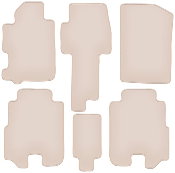PREMIUM beige gulvmåtter til: Honda FR-V minivan 2004-2009