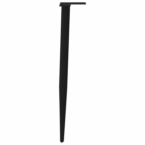 vidaXL sofabordben, 4 stk., sort, 72-73 cm, stål