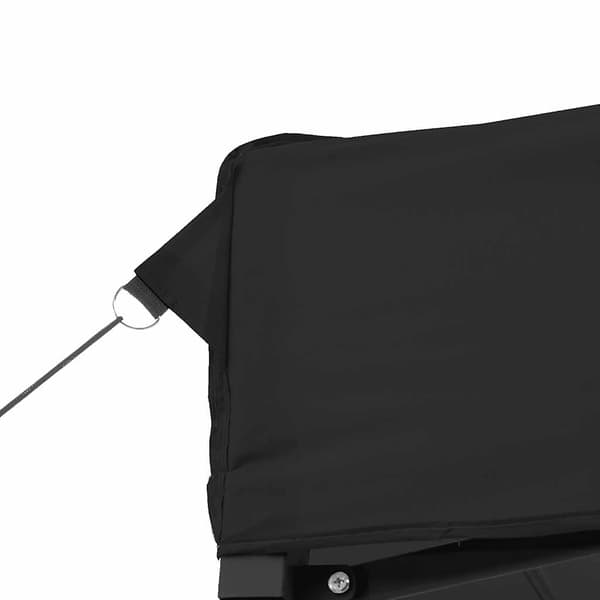 vidaXL 4-vægs pop-up festtelt sort