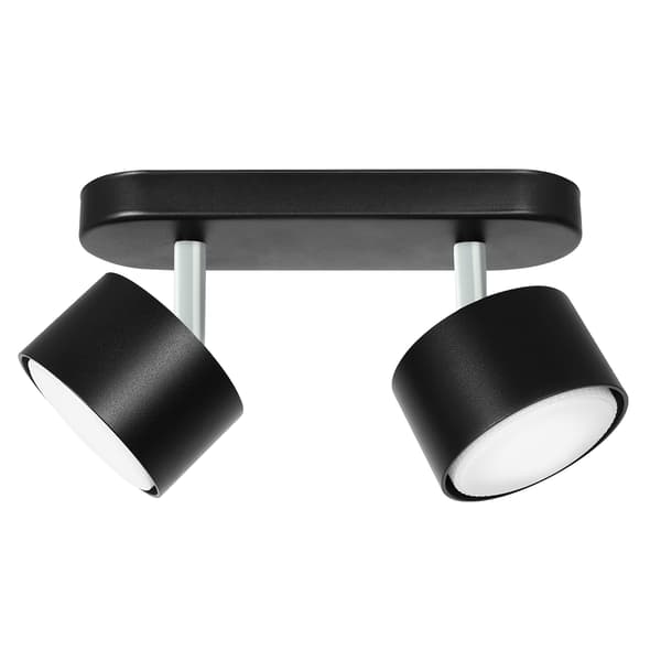 Heckermann 8795314A LED-kohdevalo musta 2 kpl päätä