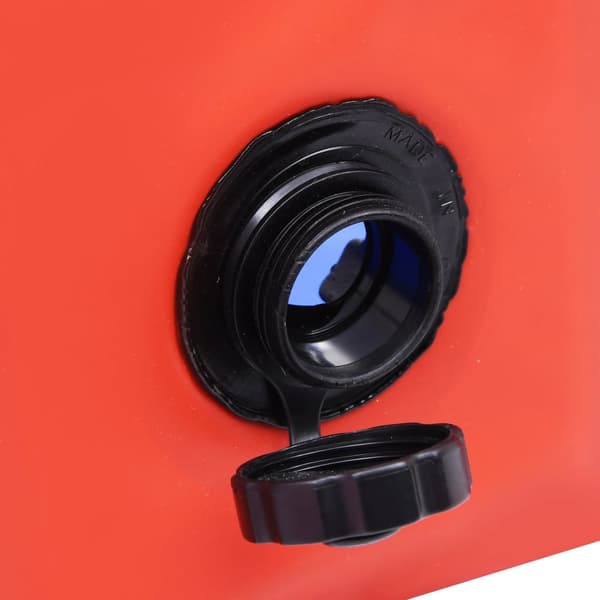 vidaXL foldbar hundepool rød 300x40 cm PVC