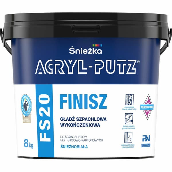 Finish Putty - acryl-putz FS 20 finish 8 kg