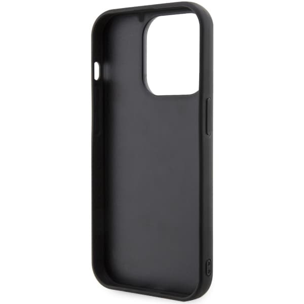 Karl Lagerfeld Rubber Ikonik 3D-cover til iPhone 14 Pro Max, sort