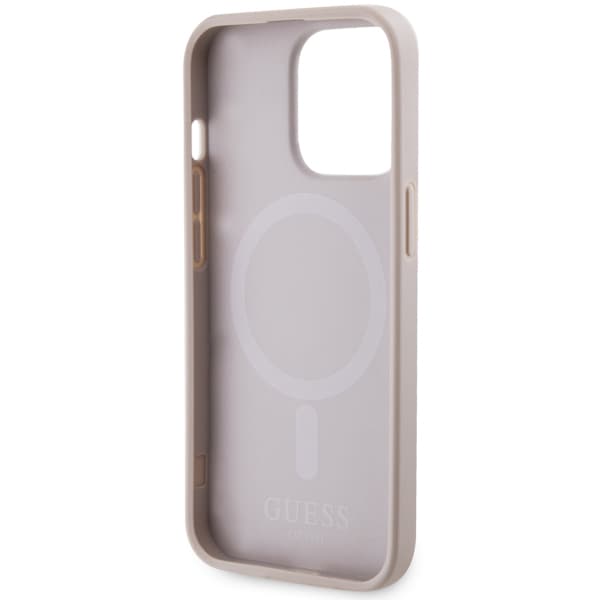 Guess 4G Printed Stripes MagSafe-etui til iPhone 13 Pro / 13, lyserød