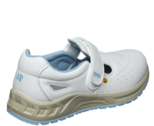 Bennon WHITE S1 ESD -sandaali, 38 työkengät