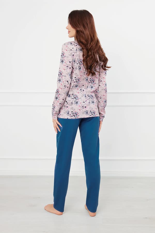 Lacenta dampyjamas, långärmad, långbyxor XXL
