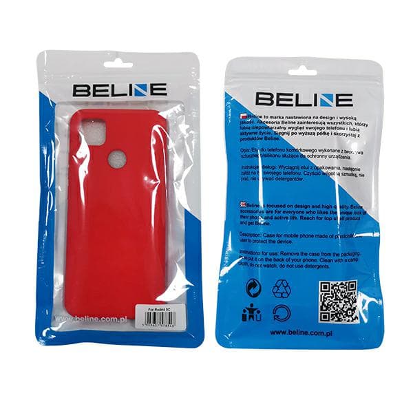 Beline Silikone Etui til Xiaomi Redmi 10A Rød