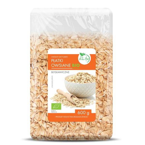 Pikakaurahiutaleet luomu 600g