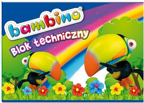 BAMBINO teknisk blok. A4. 10 ark.