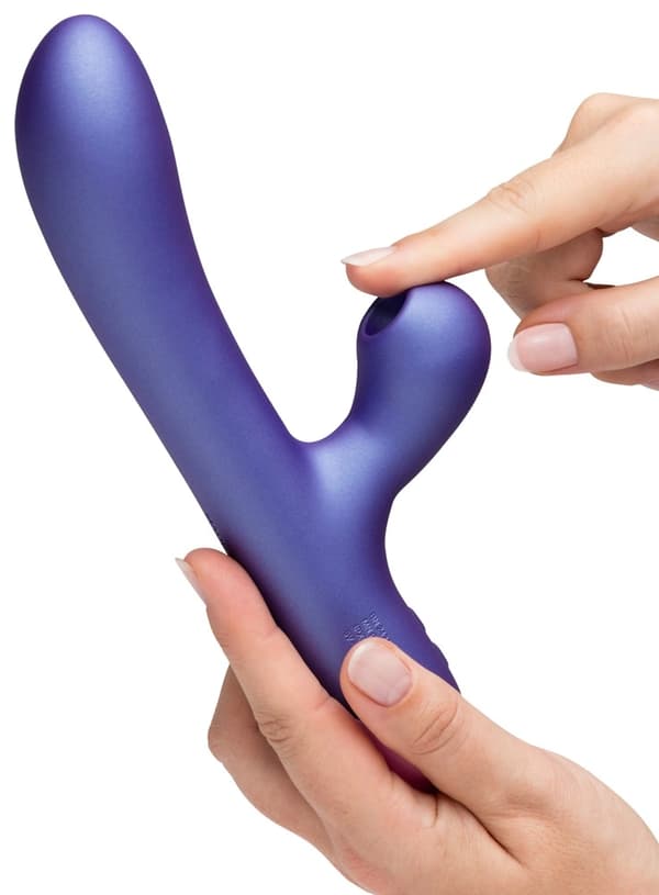 ROMP Pulse - dubbelfunktionsmodell med pulserings- och vibrationssystem, silikon