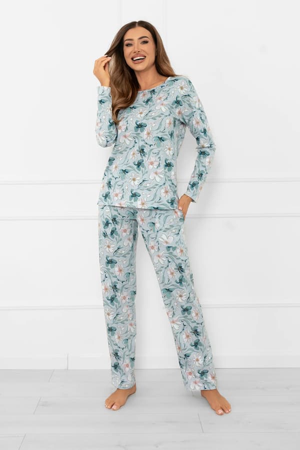 Dampyjamas med lång ärm, långbyxor Sequoia S