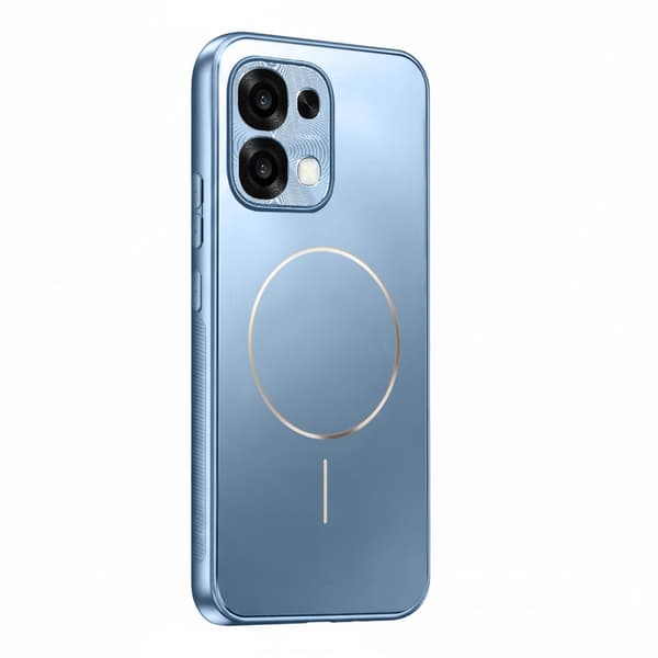Beskyttende etui til Oppo A6 Pro 5G, til MagSafe, blå