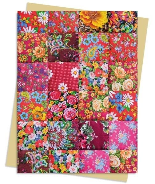 B6 Blomsterpatchwork-quiltpas