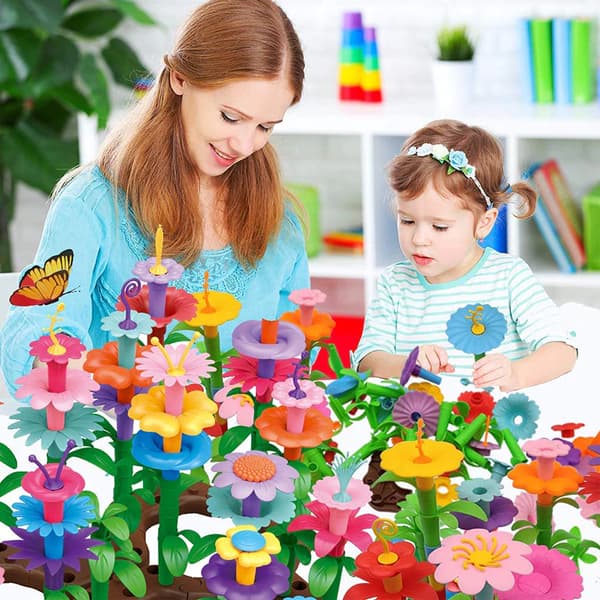 Blomsterträdgårdsklossar 198 bitar (Tadekmark)