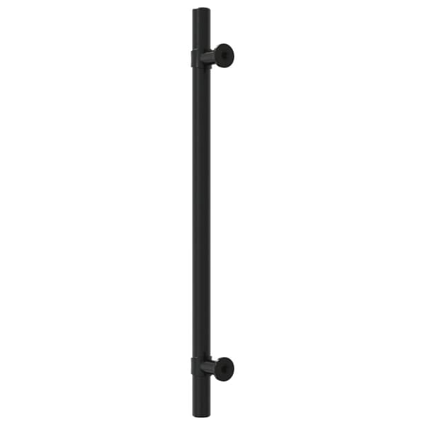 vidaXL skabsgreb 10 stk. sort 192 mm rustfrit stål