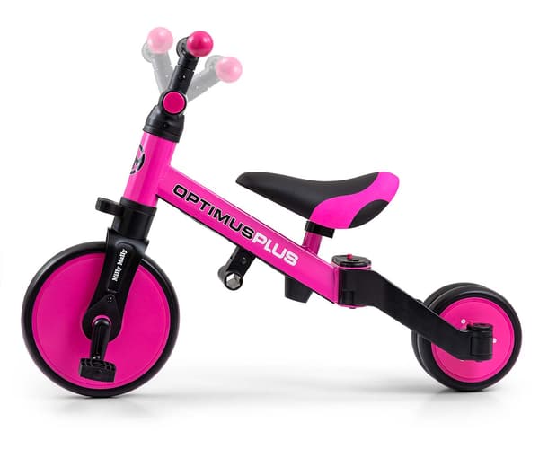 MILLY MALLY 5304 4-i-1-cykel OPTIMUS Plus rosa