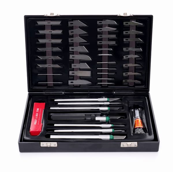 Sæt med modellerknive 56 dele KD10595