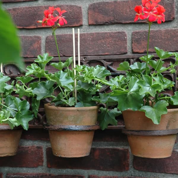 Blomställ i gjutjärn för 3 blommor