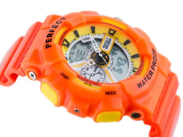 Herrklocka PERFECT SHOCK (zp219f) - orange