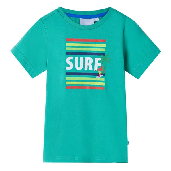 Børne-T-shirt, grøn, 140