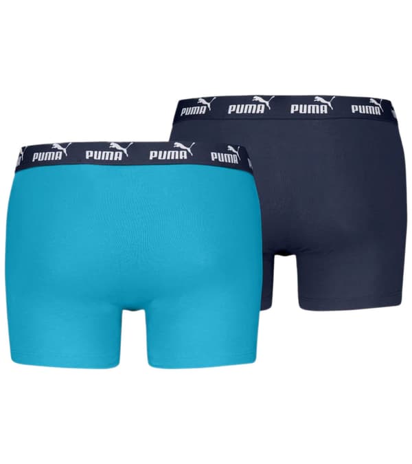 Puma Miesten Elements Basic Boxer 2-Pack Sininen/Kombi [701232894 002] koko XL