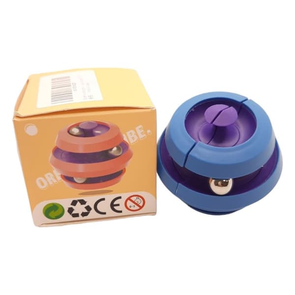 Spinner-stressiä lievittävä laite, sininen ja violetti