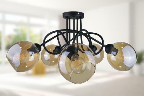 Loftlampe 5xE27 VENUS SORT